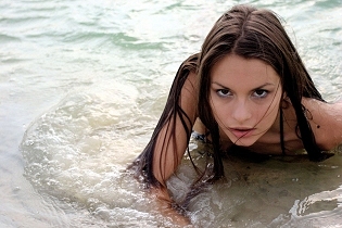 Ragazze al mare di Rimini