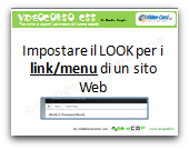Video Corso CSS progettare menu